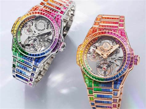 hublot big bang integrated tourbillon sapphire rainbow|hublot big bang integral tourbillon.